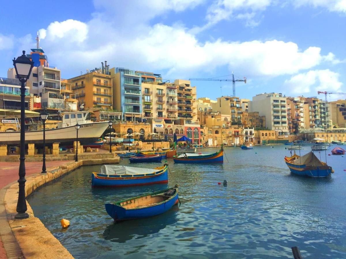 Saint Julian'sLuxury Sea Front At Spinola Bay St Juliansアパートメント エクステリア 写真