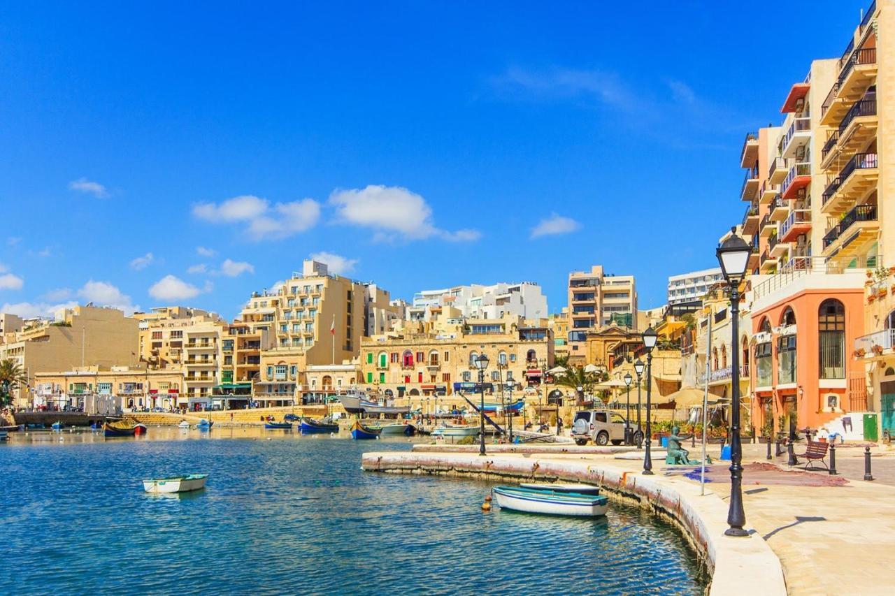 Saint Julian'sLuxury Sea Front At Spinola Bay St Juliansアパートメント エクステリア 写真