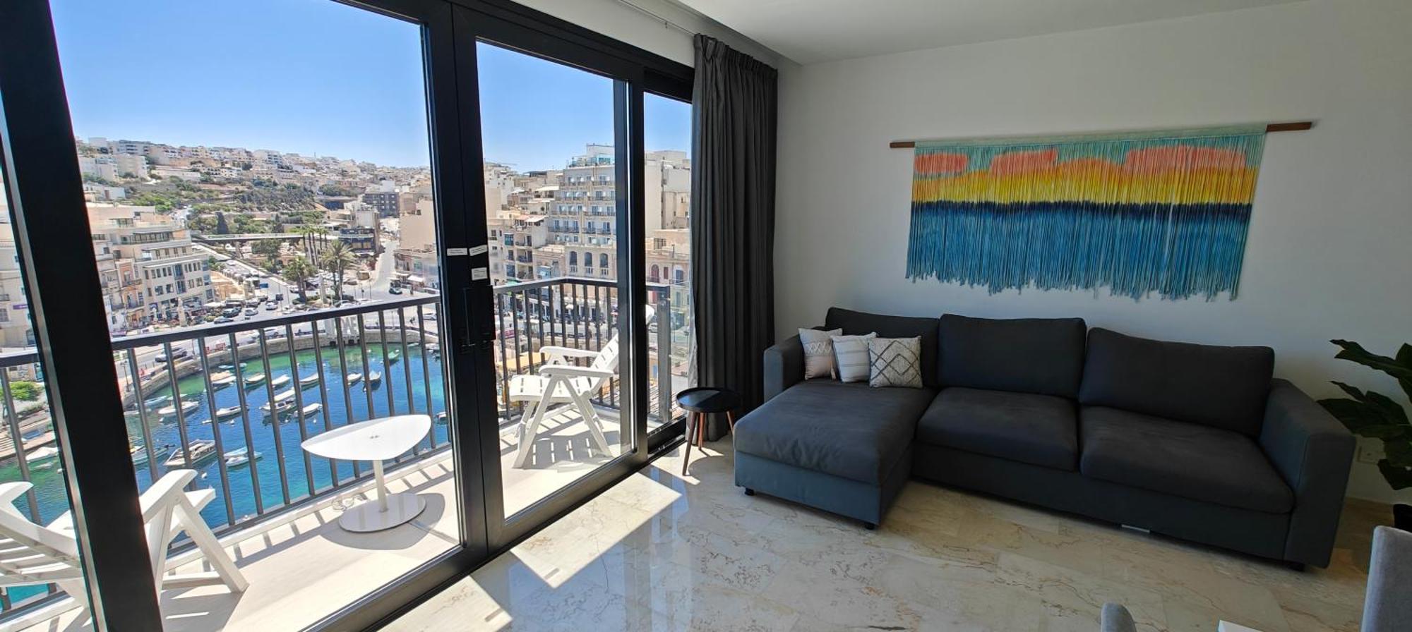 Saint Julian'sLuxury Sea Front At Spinola Bay St Juliansアパートメント エクステリア 写真